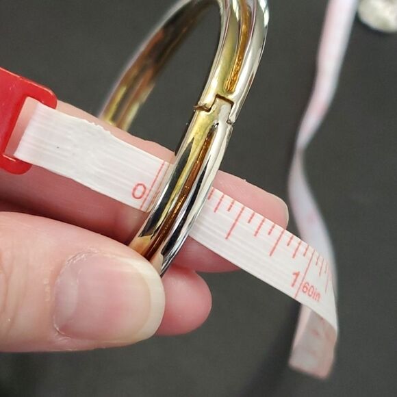 **Final Sale** Gold tone and silver tone bracelet - Picture 5 of 10